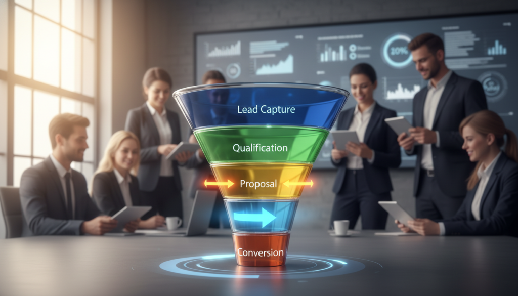 CRM integration sales funnel