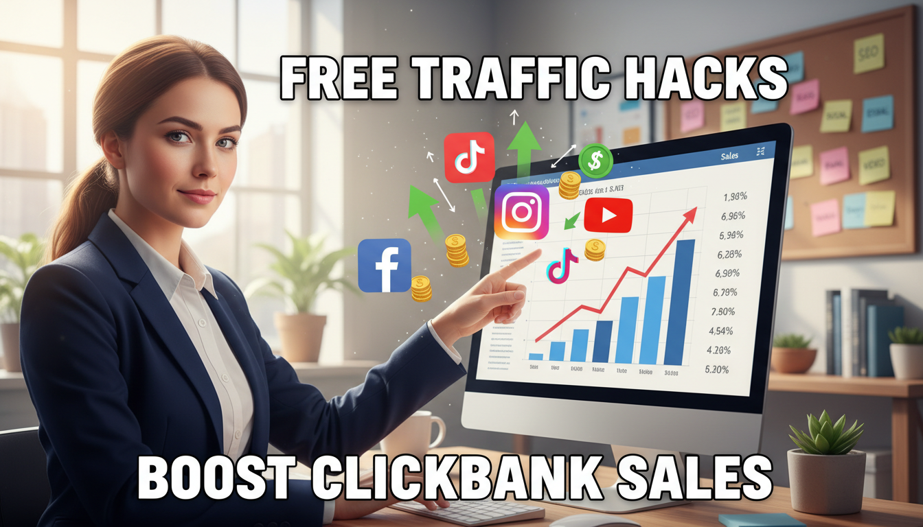 Read more about the article Free Traffic Hacks That Boost ClickBank Sales Today