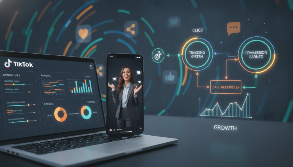 affiliate marketing TikTok tracking process