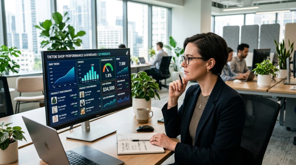 Performance analytics for TikTok Shop