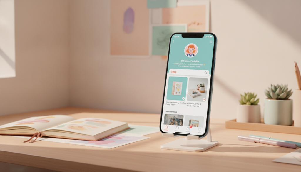TikTok profile and storefront setup TikTok profile and storefront setup