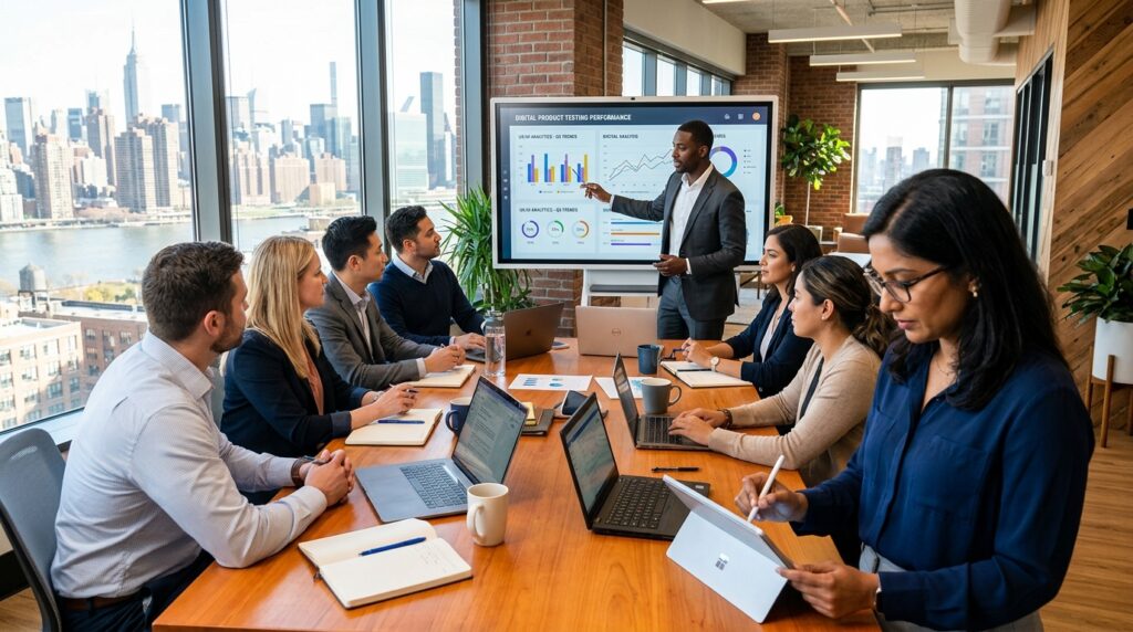 Audience post testing demand for a focused digital product Audience post testing demand for a focused digital product