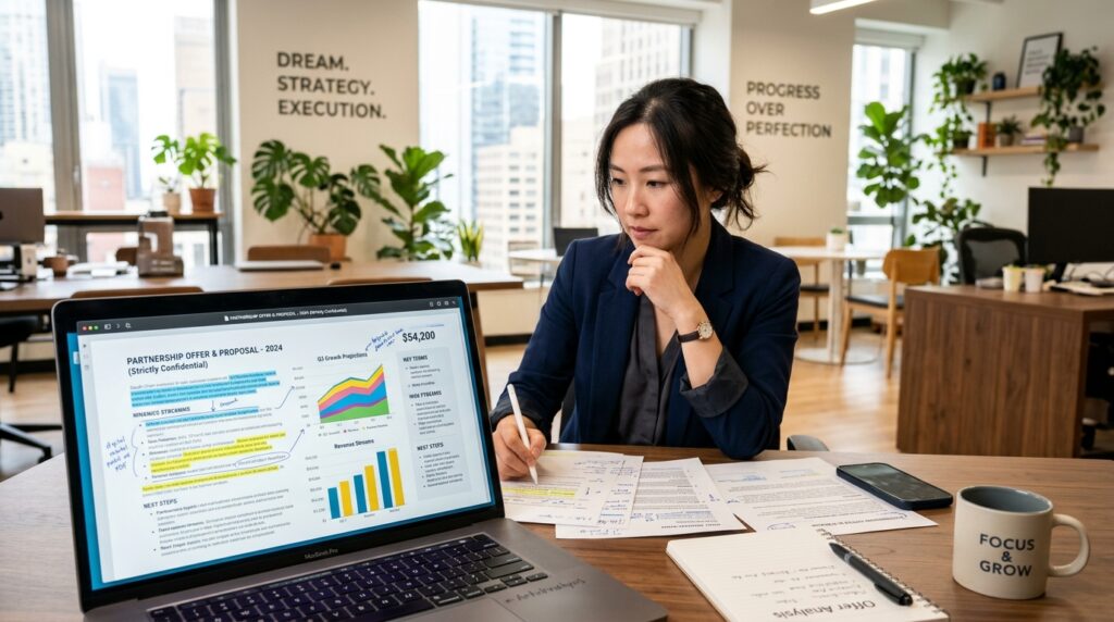 Creator testing a PDF offer and editor with a representative business file Creator testing a PDF offer and editor with a representative business file