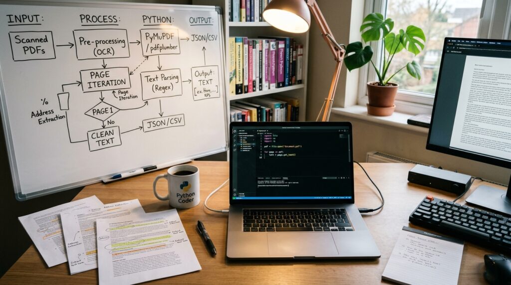 Technical workflow using Python tools to extract PDF text Technical workflow using Python tools to extract PDF text